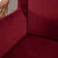 Housse pour fauteuil à oreilles extensible 2 pièces en velours doux-1863515304