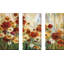 Vue sur le jardin - Ensemble de 3 toiles tendues-1776732988