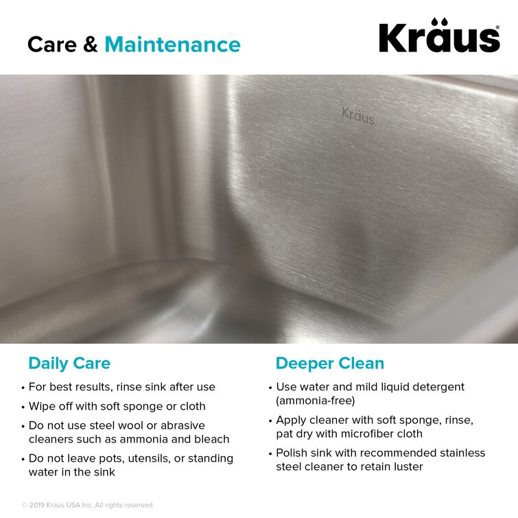 KRAUS Ellis All-in-One Undermount Stainless Steel 32 in. 50/50 Double Bowl Kitchen  Sink with Commercial Pull-Down Faucet KCA-1200 - The Home Depot