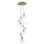 Annalie 10 - Light Brass Cluster Pendant
