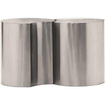 Ismah Iron Top End Table Set