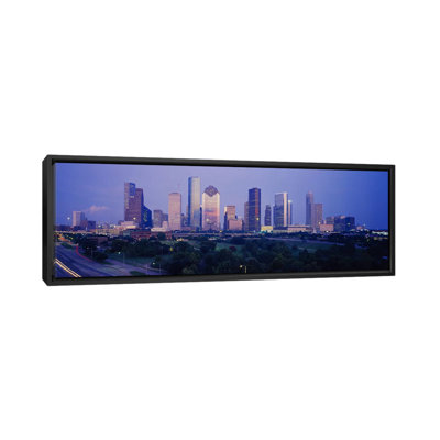 «Buildings in a City, Houston, Texas», reproduction de photo sur toile
