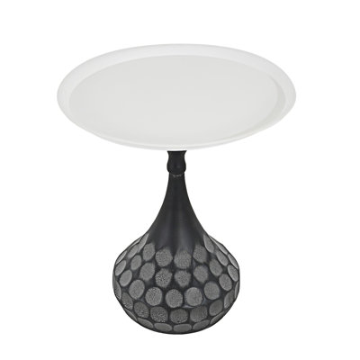 Accent Metal Coffee Table Pedestal Table