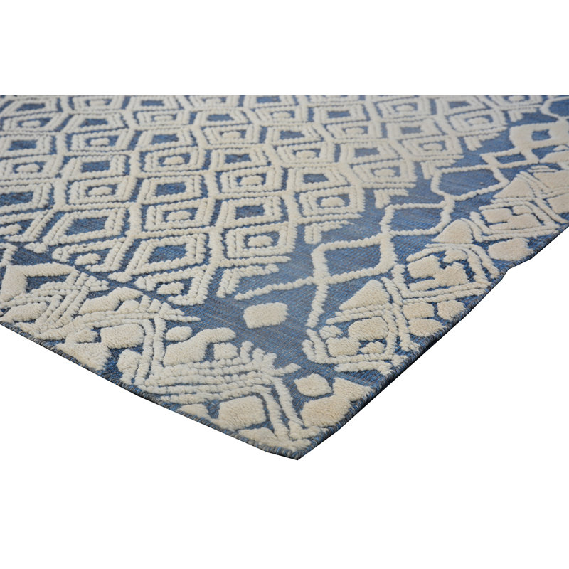 Wool Moroccan Area Rug, Rectangle 8' x 10'