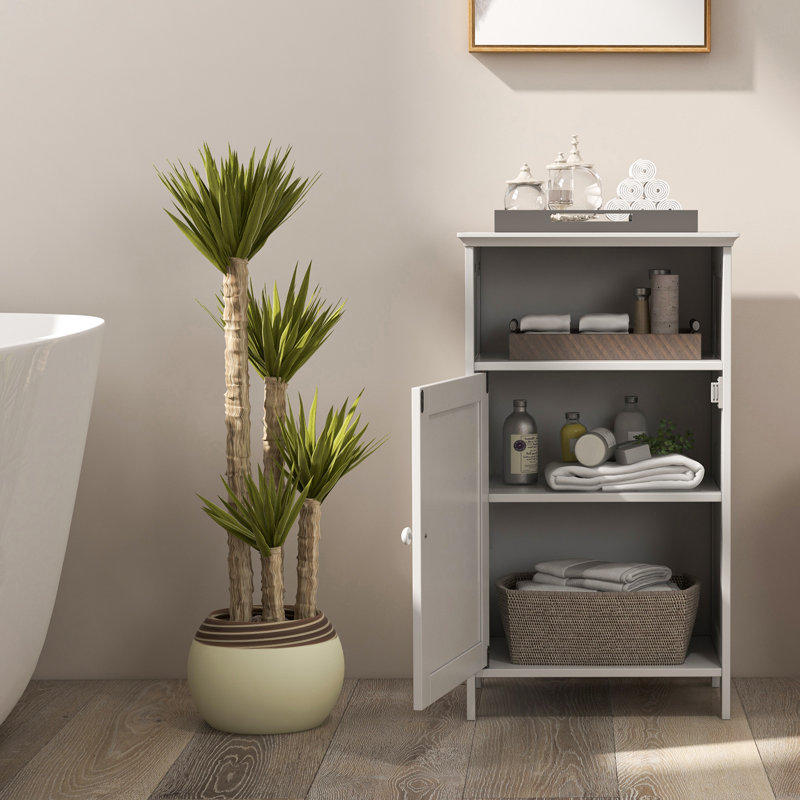 Bortolo Freestanding Bathroom Cabinet, White