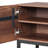 Aadam Modern TV Stand, 4 In 1 Entertainment Center TV Console With Storage Cabinets And Metal Base,Media Console For Living Room-890661116-898167997