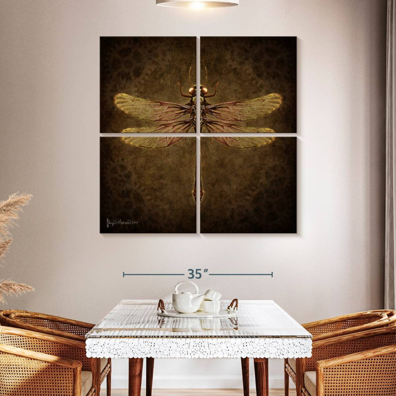 Brampt Steampunk Dragonfly, 45" H x 45" W