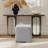 18.5" Wide Modern Square Boucle Upholstered Ottoman-1221993707