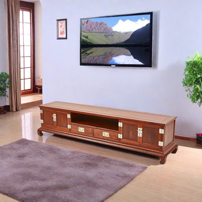 Chinese Classical Rosewood TV Cabinet Unfinished TV Stand for TVs up to 88"