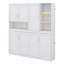 Lit escamotable simple à économie d'espace avec armoire de rangement et cadre de lit pliable multifonctionnel avec éclairage et connecteurs USB-1934453468