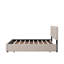 Grand lit plateforme tapissier avec 2 tiroirs et un lit gigogne-1374349307