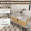  Ensemble de meuble-lavabo simple 36 po avec plateau en pierre et lavabo vasque en céramique Caldicot-589642922-596164147