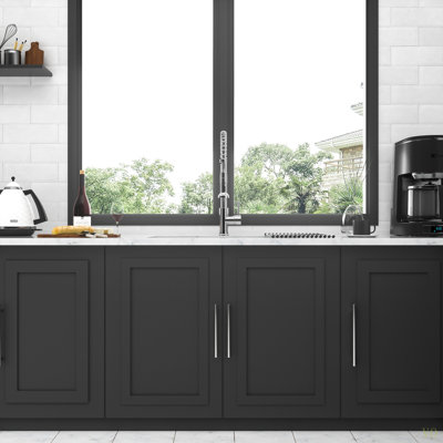 Évier de cuisine encastrable 32 po x 19 po en acier inoxydable profond de calibre 16