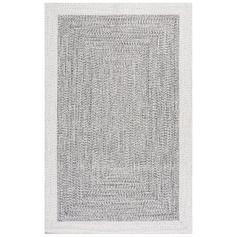 Braided 281 Hand Woven Performance Machine Washable No Pattern Rug, Rectangle 5' x 8'