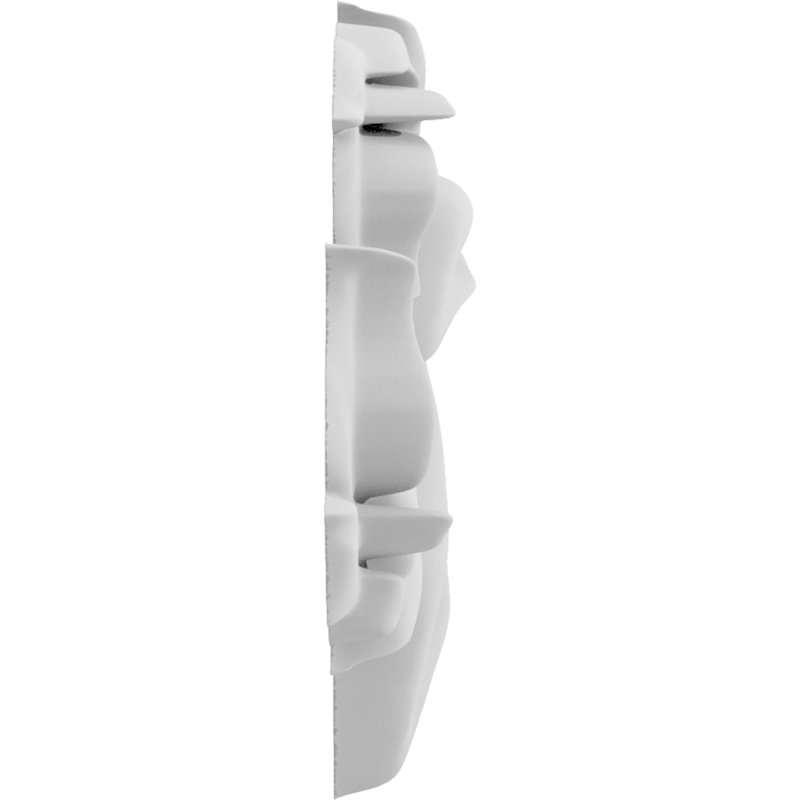 Rosettes de qualité supérieure, H 3,5 po x l 7 po x P 0,63 po, Gauche