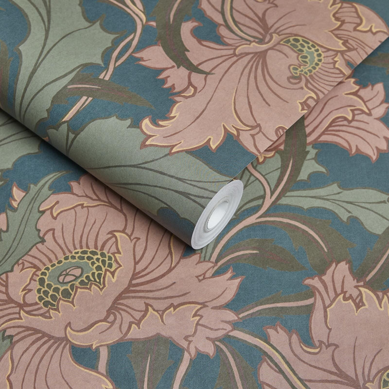 Minerva Floral Wall Mural, Apatite