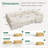 Abramson U-Shaped Chenille Modular Sleeper Cloud Sofa-697541207