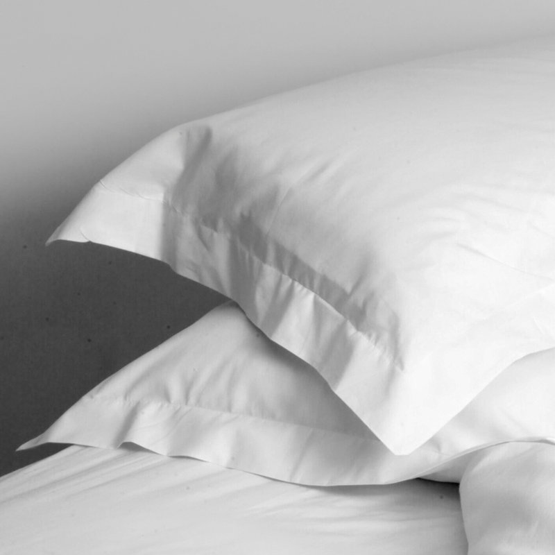 Hackensack Pillowcase - Set of 2, White