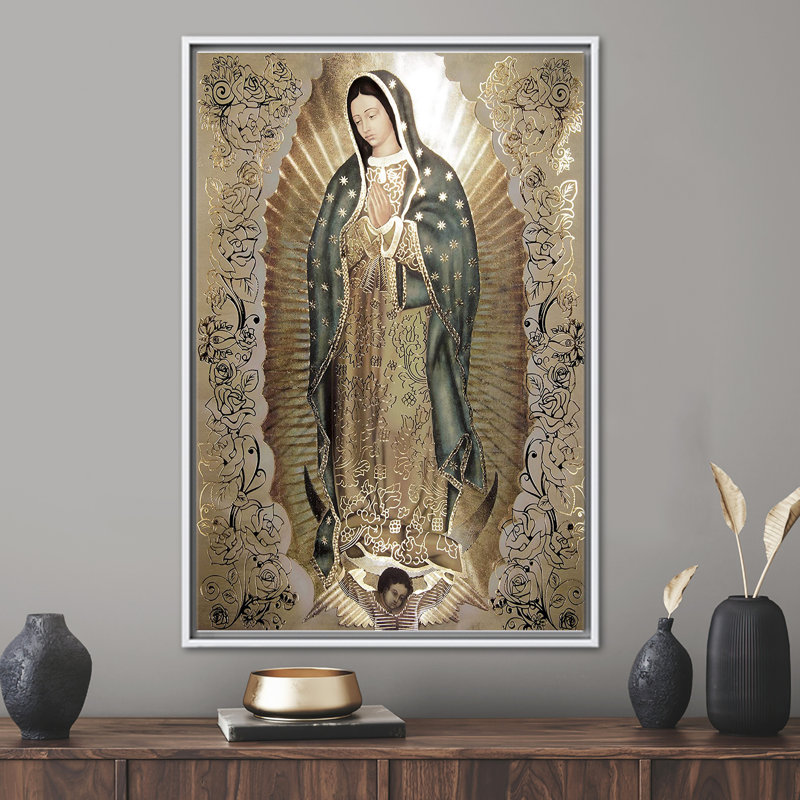 Print on Canvas, Floater Framed Print without Mat, 20 cm H x 30 cm W, White