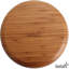Assiette plate réutilisable en bambou