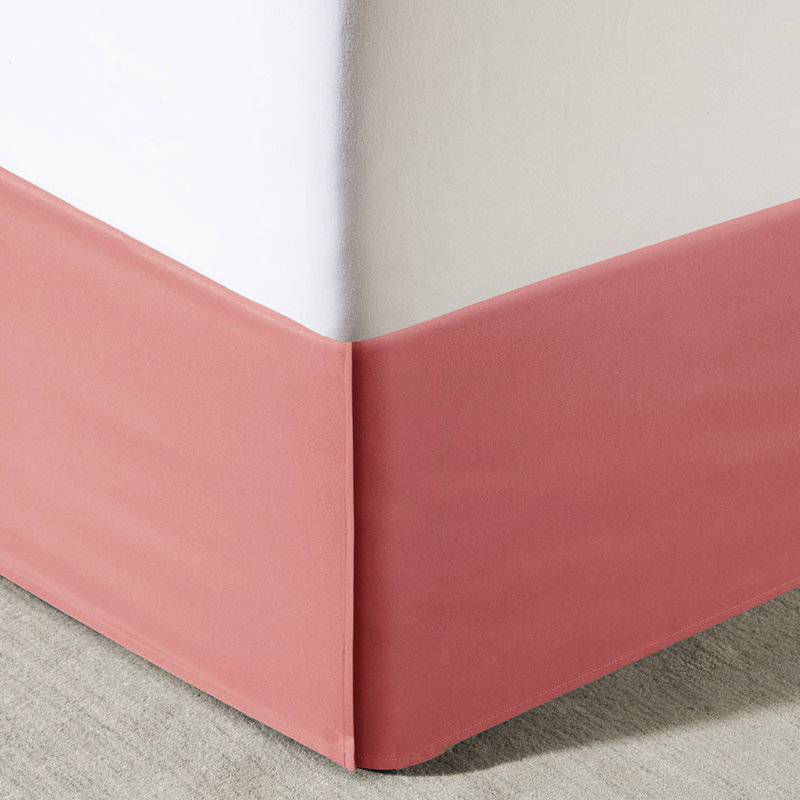 Grand lit avec draps - imprimé médaillon corail, doux, édredon corail, 2 taies décoratives standard, rembourrage, Corail
