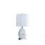 Lampe de table argentée 20 po Renna