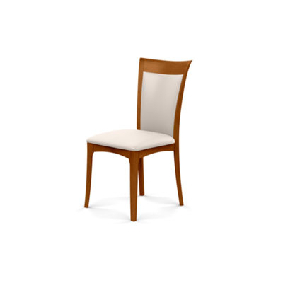 Morgan 19.25'' H Genuine Leather Upholstered Side Chair