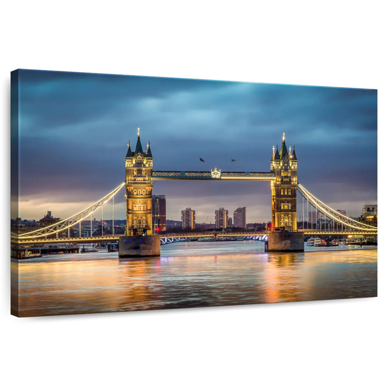 Lilie Bright Tower Bridge, H 26 po x l 39 po