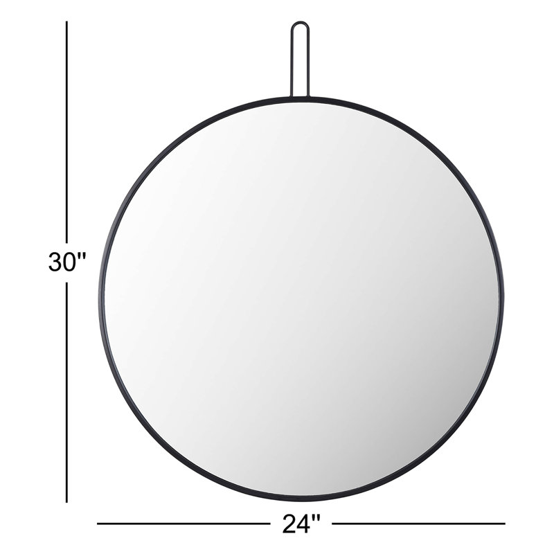 Miroir d'appoint Dermot, 30 po x 24 po