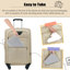 Ensemble de 3 valises extensibles avec roulettes Softside, léger et durable pour le voyage - 22/26/30 pouces-131213210