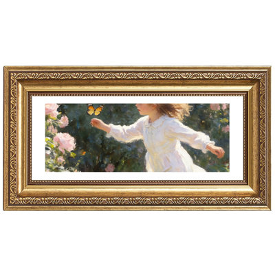 Vintage 5x10 Picture Frame with 3.5x8 Mat, Elegant Retro 5 by 10 Photo Frame for Wall or Tabletop Display, 1 Pack