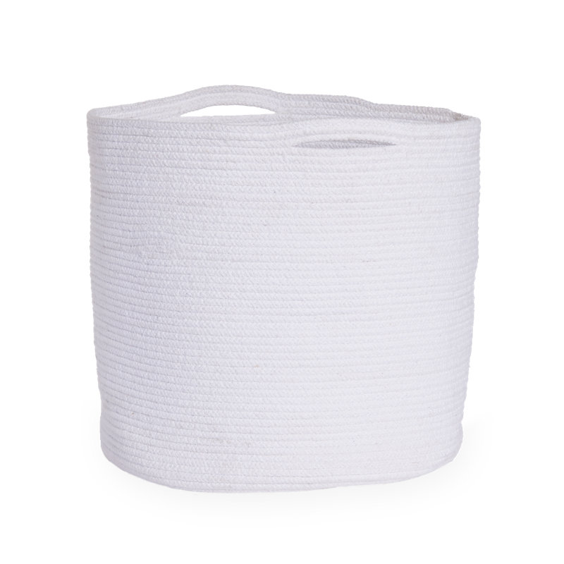 Panier utilitaire en tissu, Blanc