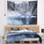 Paysage, paysage de lac d'hiver dans une profonde tapisserie-28488922