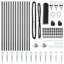 Hexagon Fence Grey Steel-2029983161