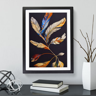Riveting Feathers - Single Picture Frame Print