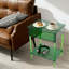 Table d'appoint en acrylique, table de bout avec rangement, table de chevet pour le salon, la chambre à coucher-470116938