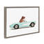 «T Rex Drive 1957 Aqua Chevy» par Saint and Sailor Studios, reproduction d'art sur toile encadrée-1096035601