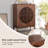 35.43"Solid Wood Elm wood brown Sideboard