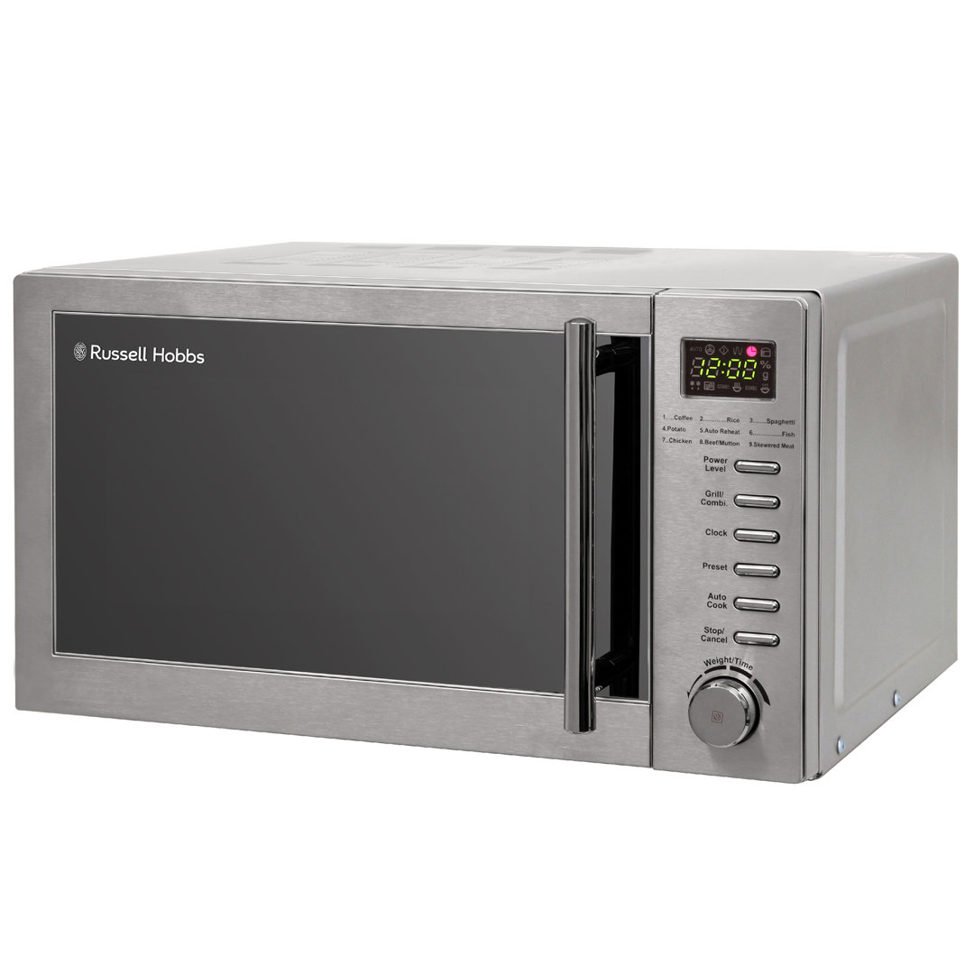 Russell Hobbs Rhm2031 20 Litre Digital Microwave With Grill, Stainless Steel