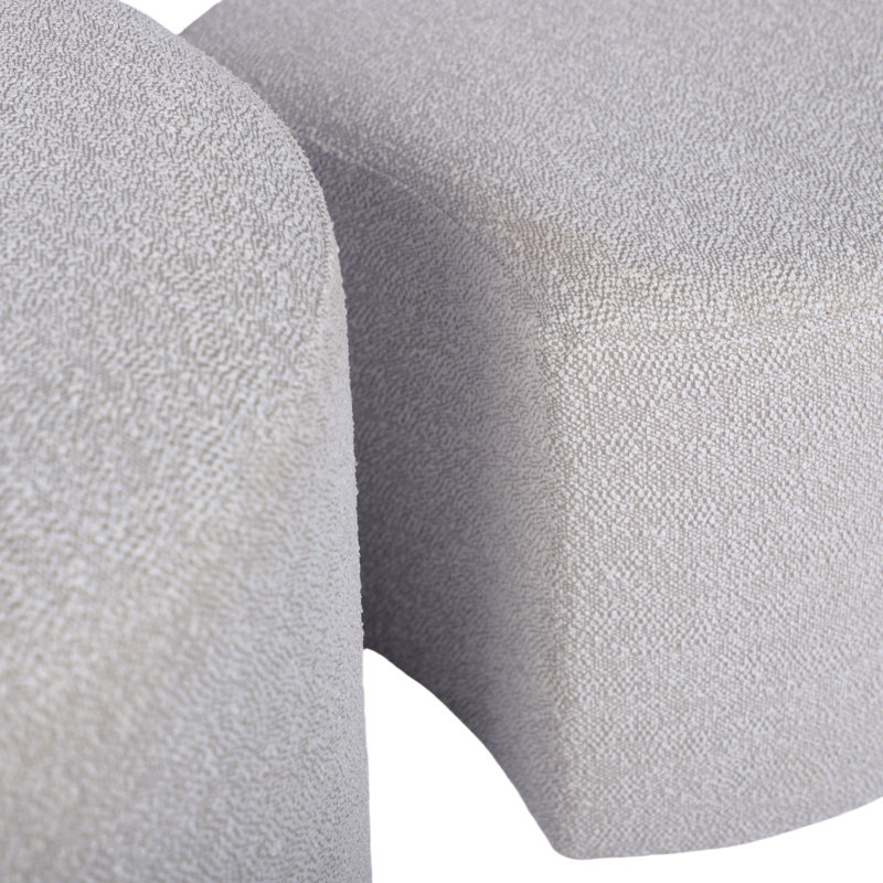 Table basse rembourrée en mousse pour salle de bain