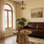 Table ronde ronde, table basse, centre de table circulaire