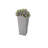 Valencia Tall Stone Composite Pot Planter with Plant Shelf-23476744-23476745