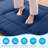 Japanese Futon Mattress,Floor Mattress Thicken Sleeping Mattress Foldable & Portable Roll Up Camping Mattress,Navy-830773115