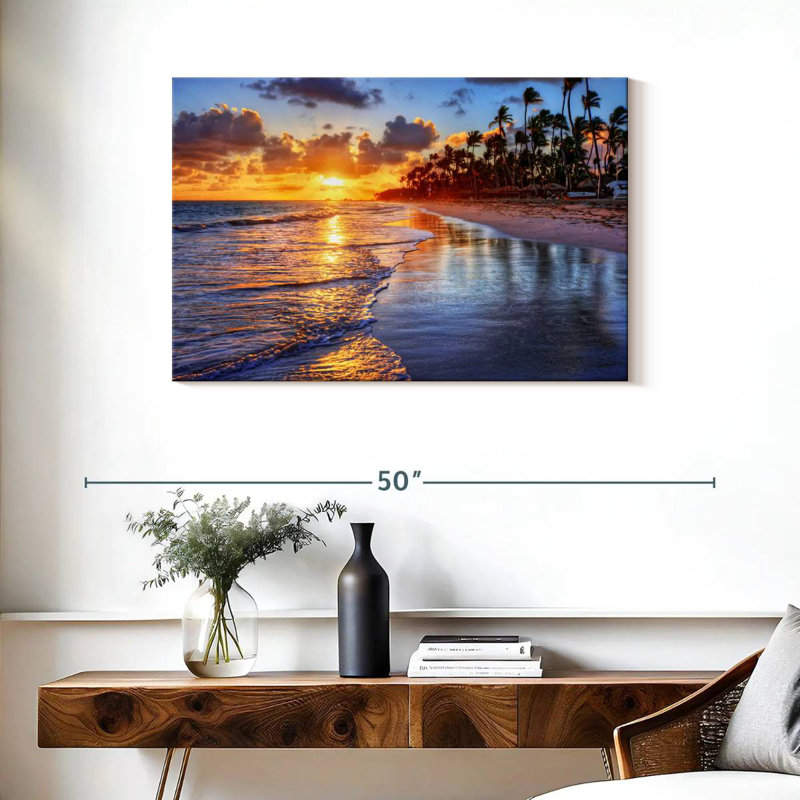 Gillard Tropical Gillard Sunrise, 24" H x 36" W