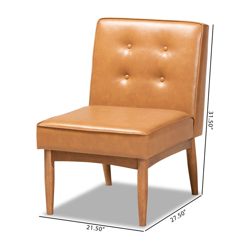 Chaise parsons rembourrée Imre