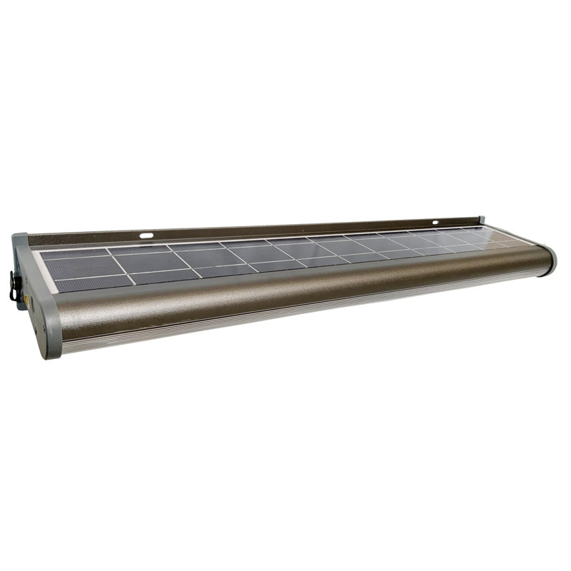 Aluminium à énergie solaire intégré DEL avec crépuscule à l'aube, H 24 po x l 5 po x P 3 po