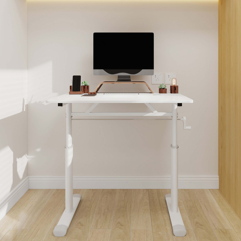 Bureau d'étude réglable, Blanc, H 35,43 po x l 32,68 po x P 23,62 po