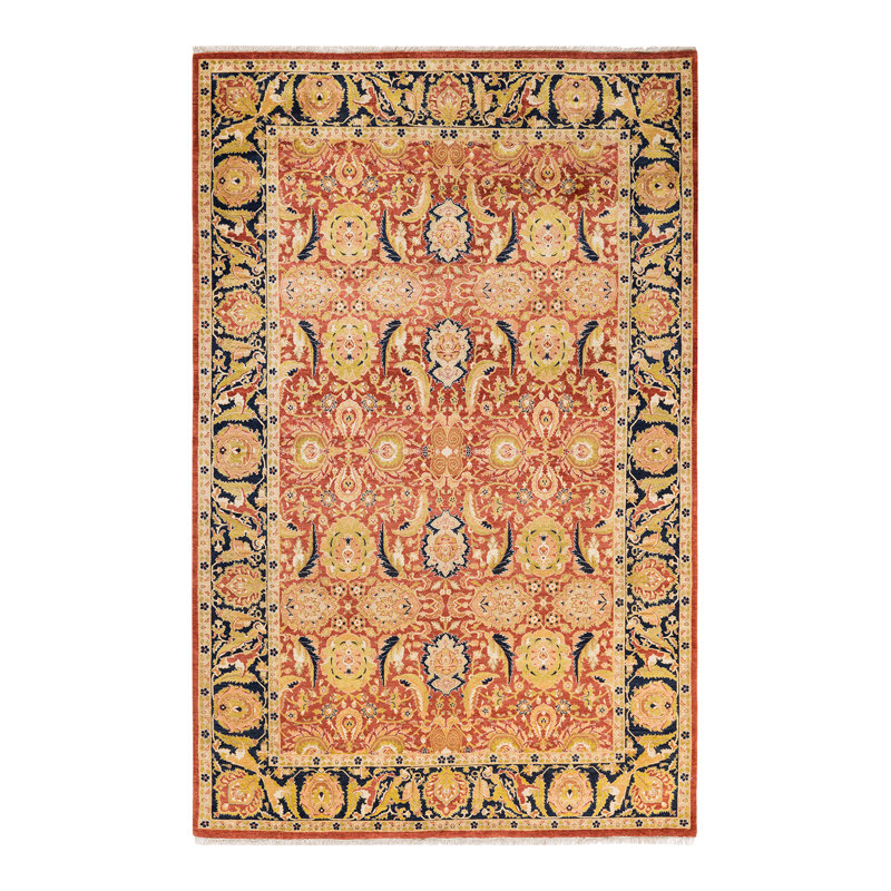 Classic One-of-a-Kind 6' 0" X 9' 5" Hand Knotted Area Rug
