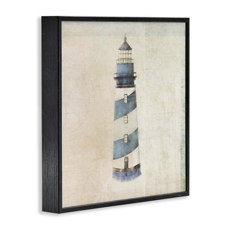 Art de giclée rustique maritime par John Rossini, Giclée encadrée noir minuit, H 24 po x l 24 po