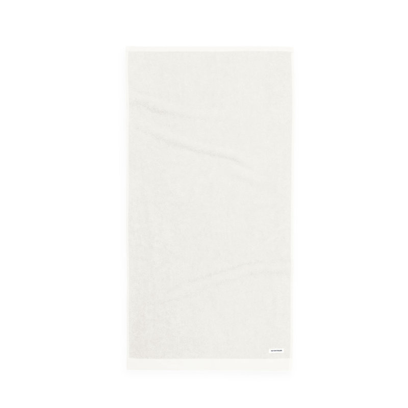 Tom Turkish Cotton Bath Towels - Set of 2, White